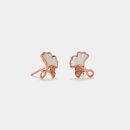 Ginkgo Leaf Stud Earrings