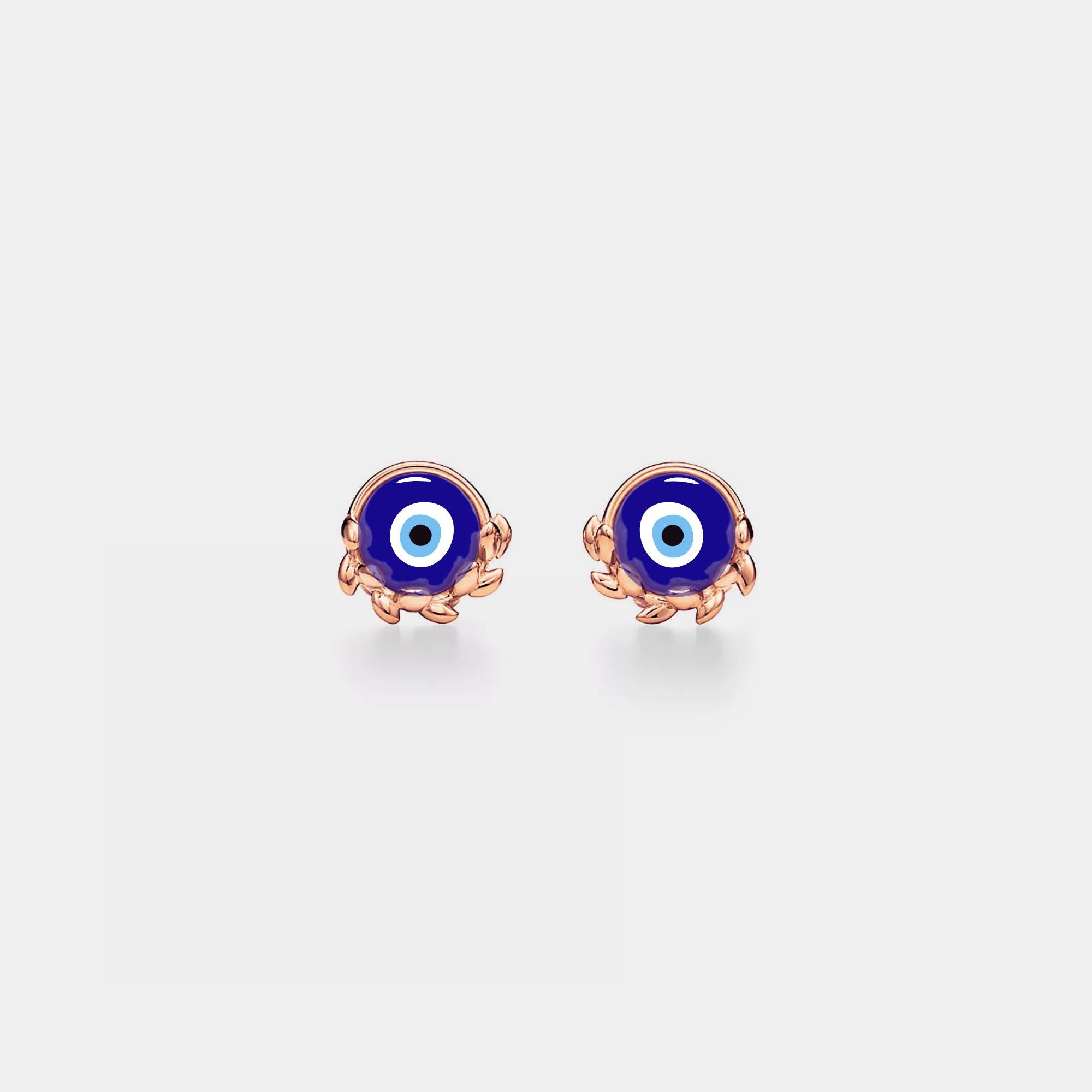 Evil Eye Stud Earrings