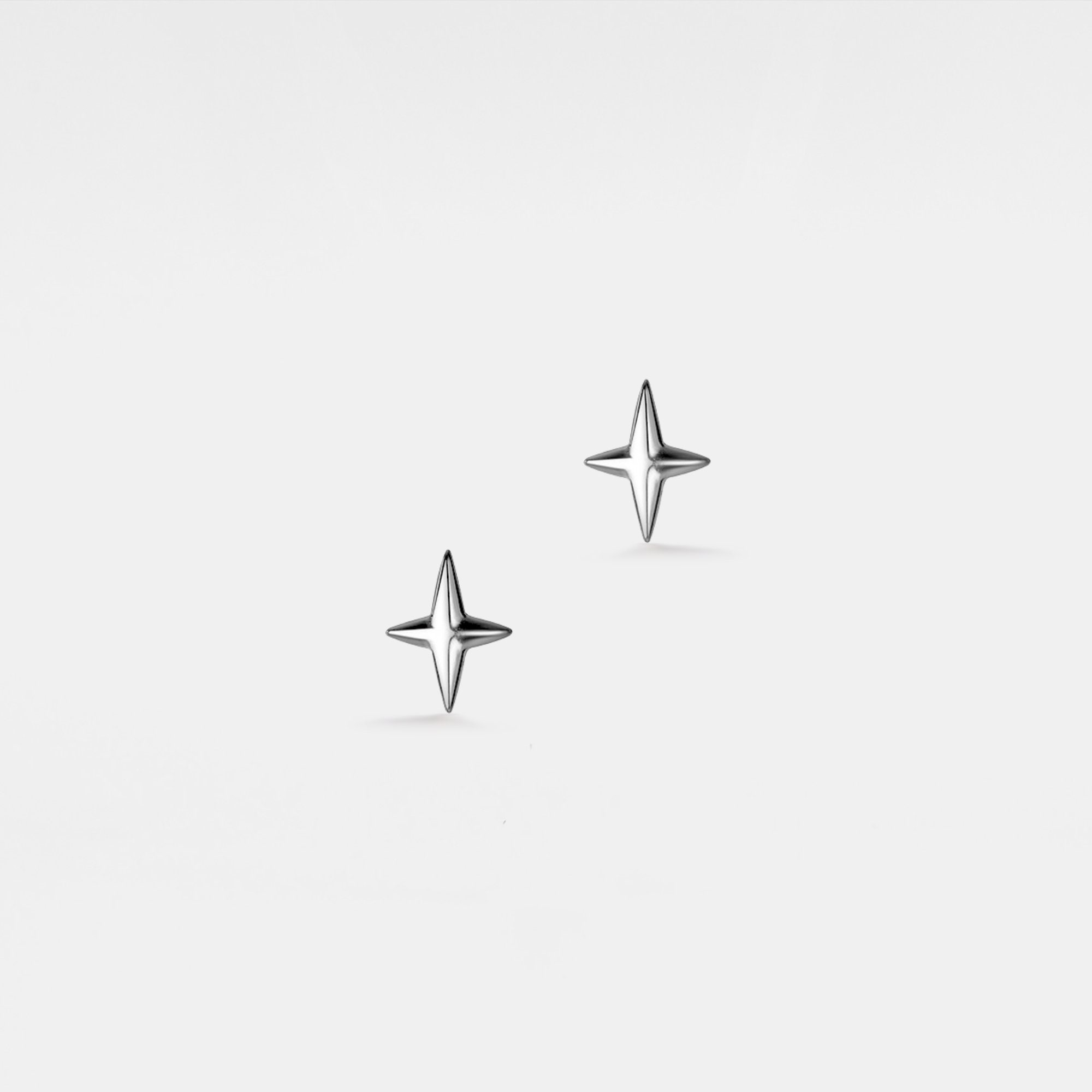 Four Point Star Stud Earrings for Women - Image 2