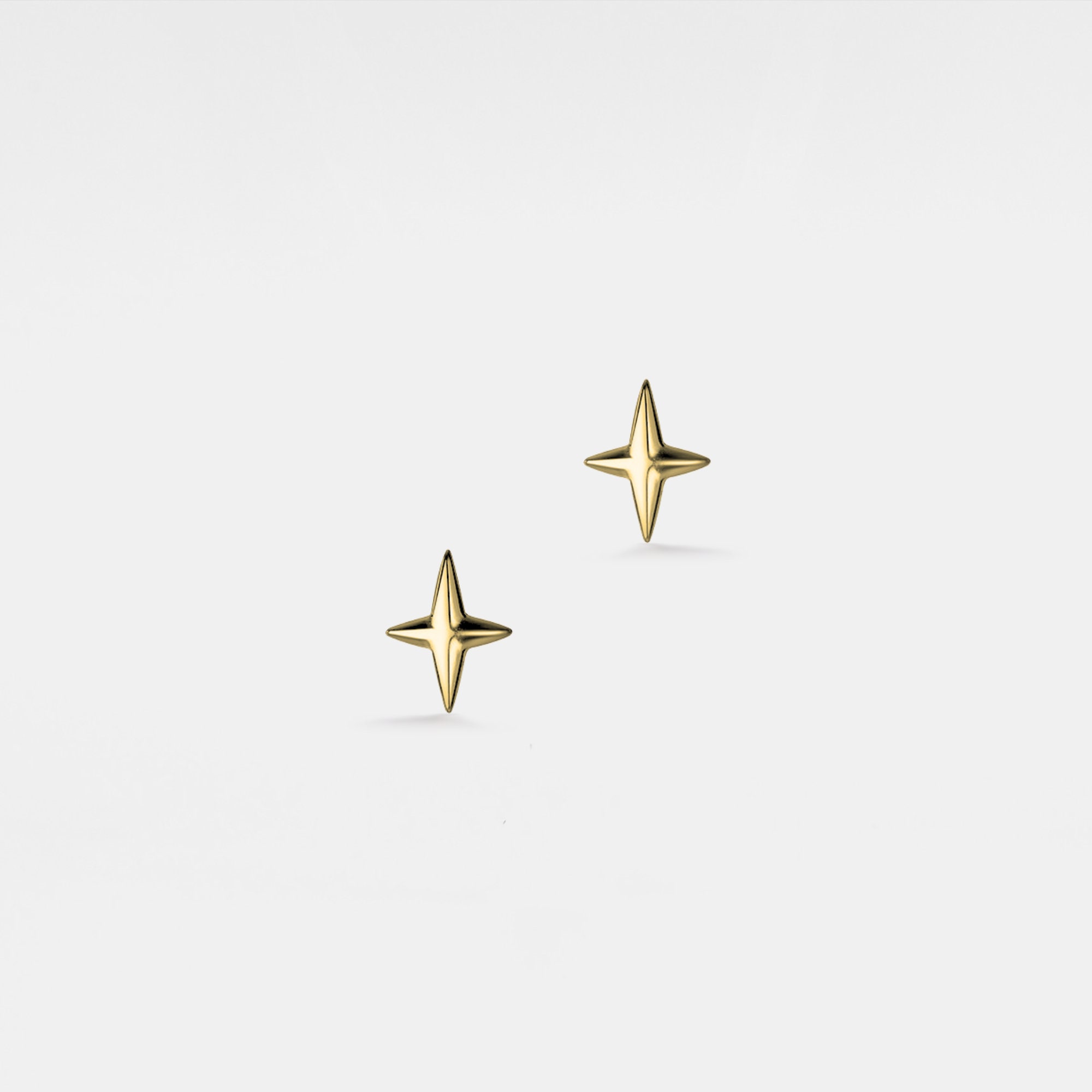 Four Point Star Stud Earrings for Women - Image 3
