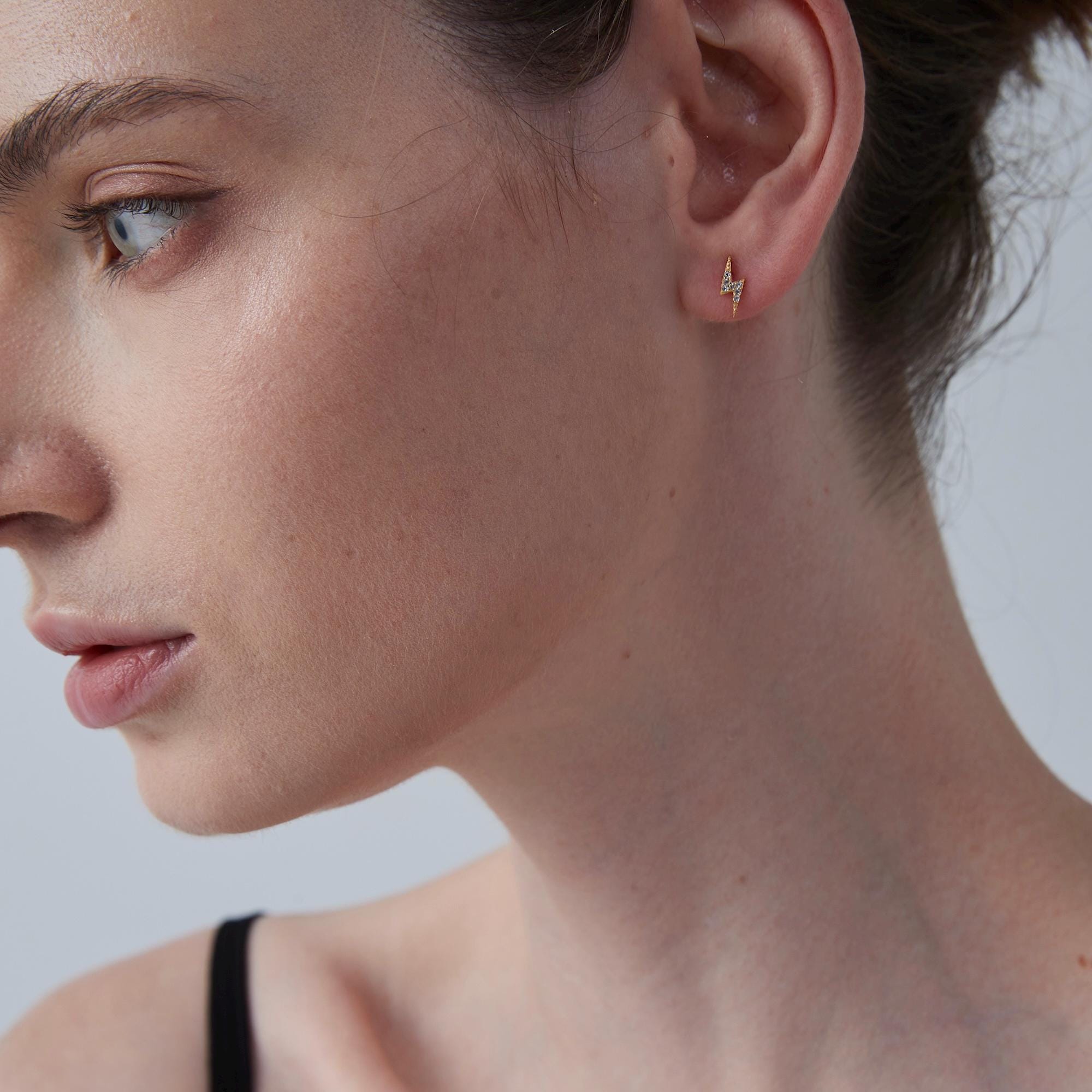 Lightning Bolt Stud Earrings for Women - Image 5