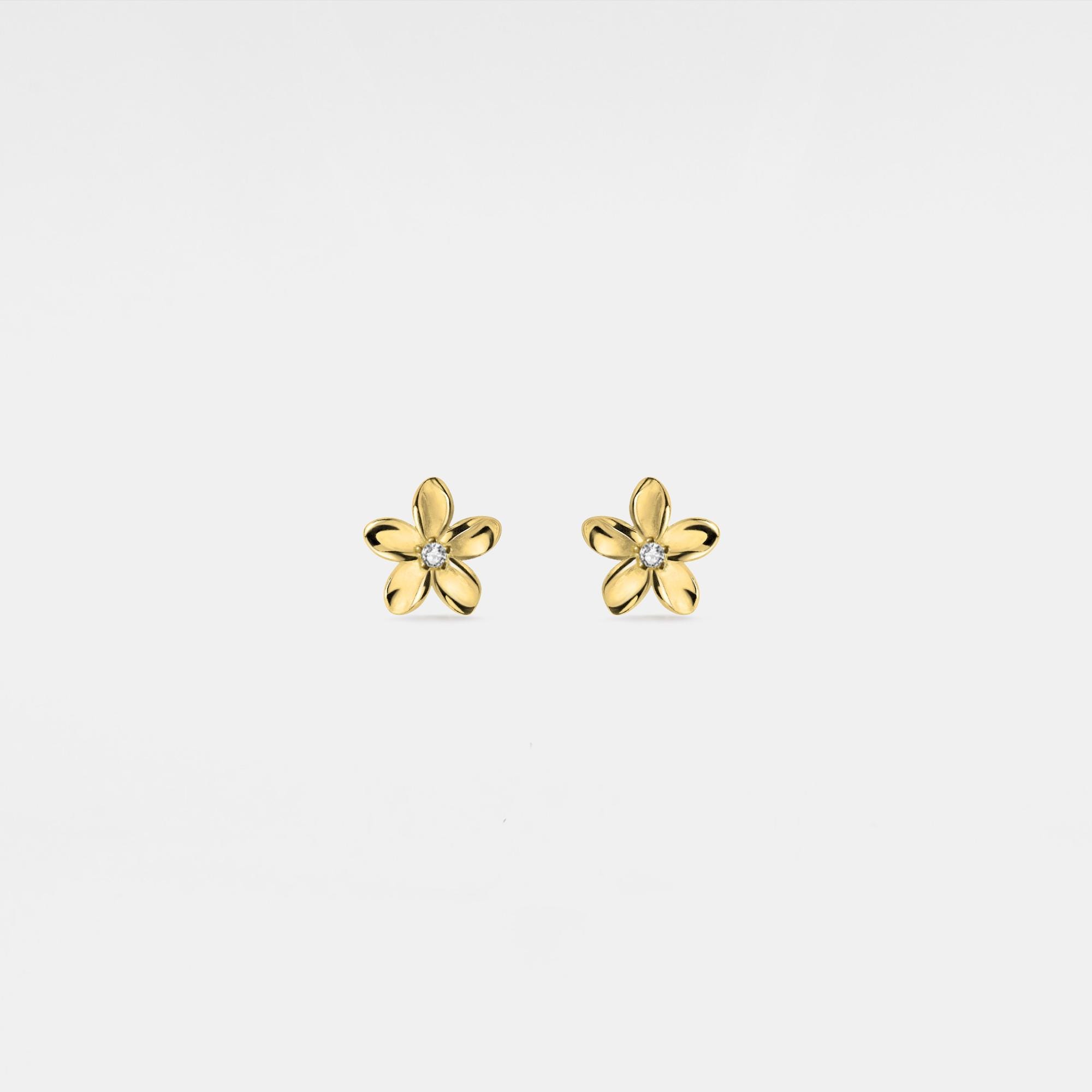 Petal-shaped earrings - Image 2