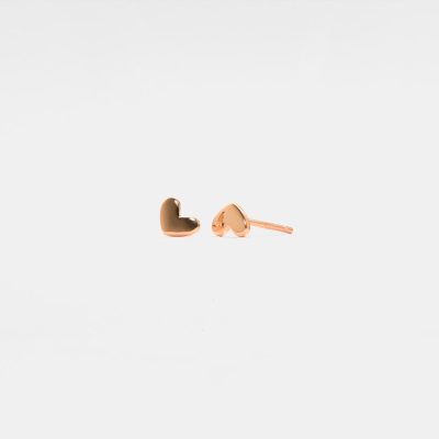 Tiny Heart Stud Earrings for Women